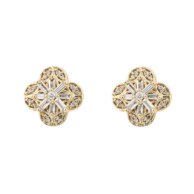 Diamond Art Deco earrings