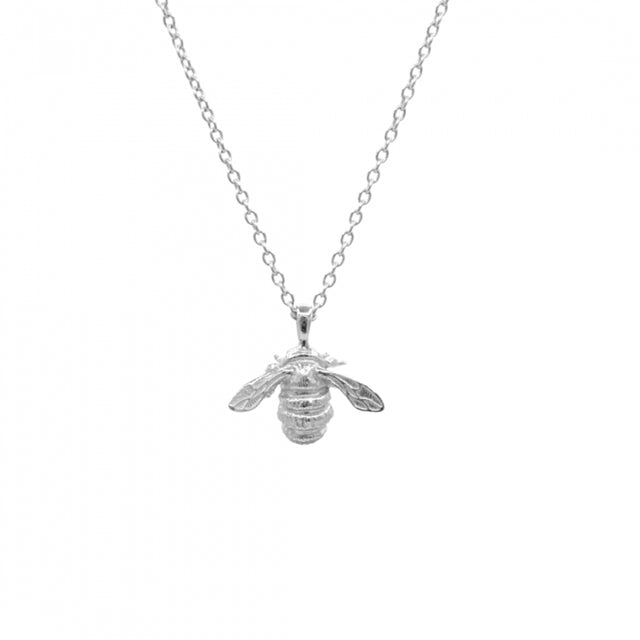 Bumble Bee Pendant Silver Mini