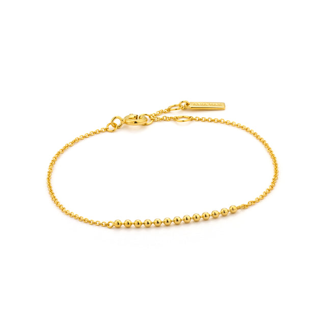 Modern multiple balls bracelet gold