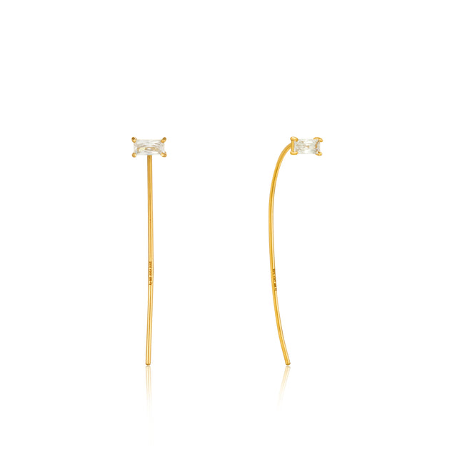 Glow solid drop earrings