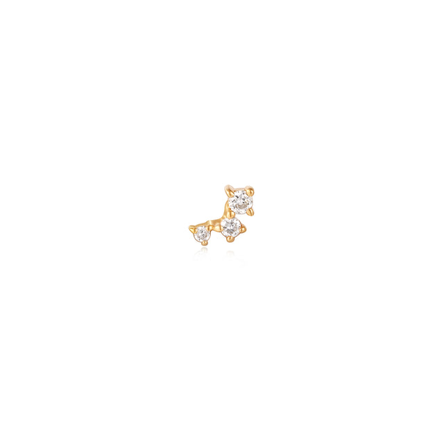 Diamond stargazer stud