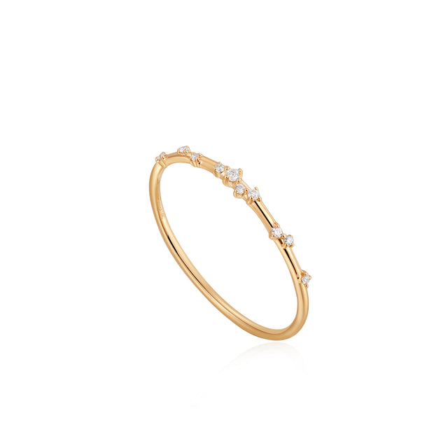 Diamond constellation ring