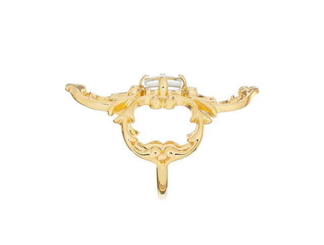 Rosie Sanders  Kaleidoscope Wrap Ring w/ Green Amethyst