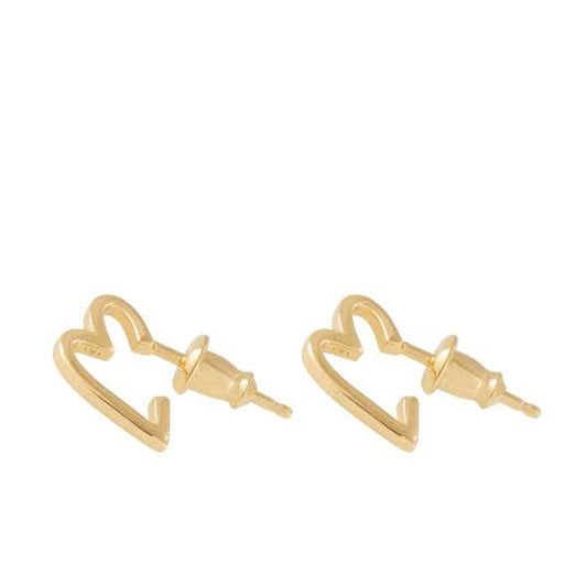 Basic sweetheart hoops gold