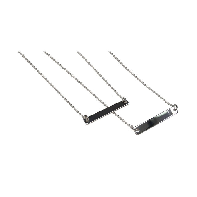 Little boutique bold bar necklace