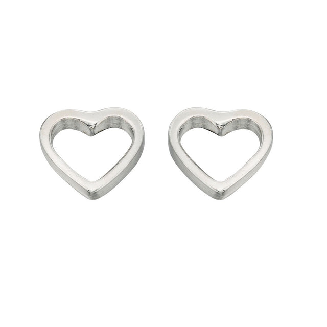 Little boutique heart open studs