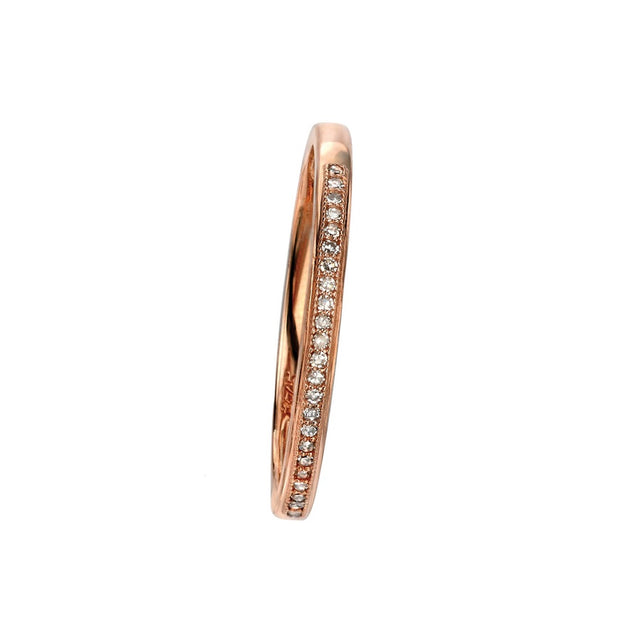 Diamond ring rose gold