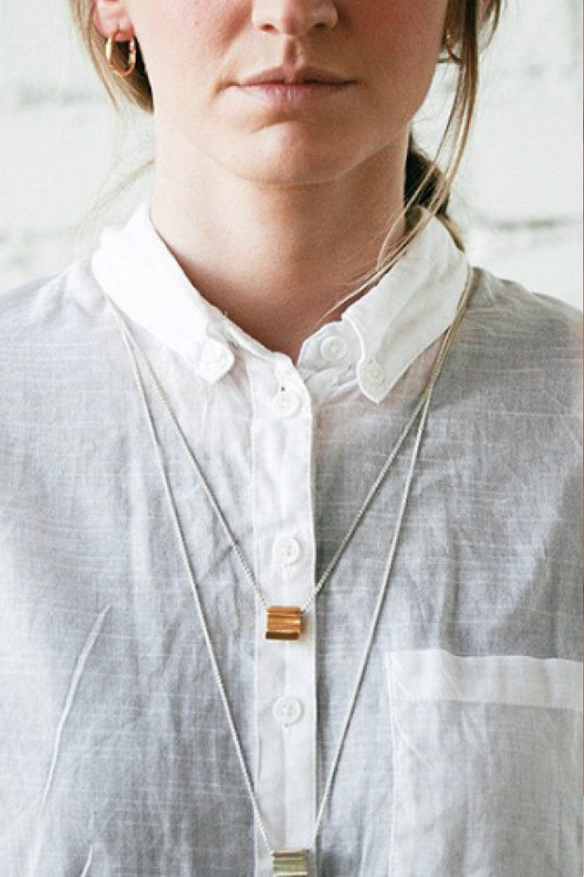 Mustard and Peaches Mini Fionn Pendant