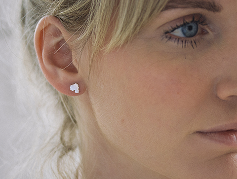 Mustard and Peaches Origin Studs