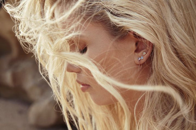 Sea Blue Ocean Studs