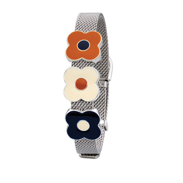 structured silver bracelet