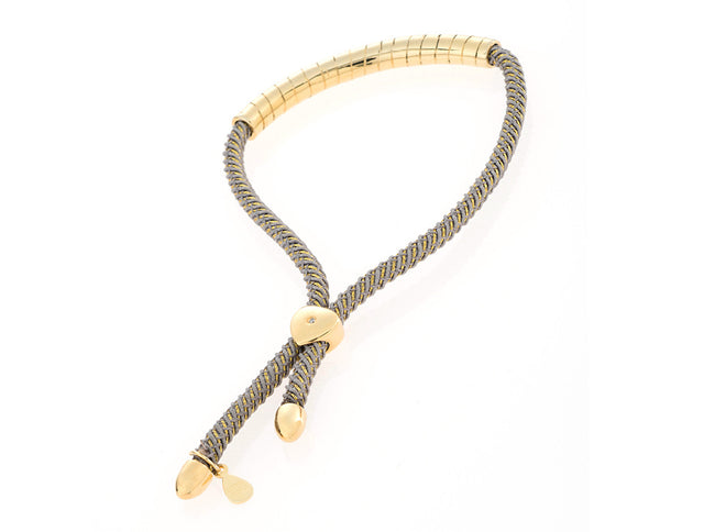 Butterfly Diamonds boutique Gold on Silver Friendship Bracelet